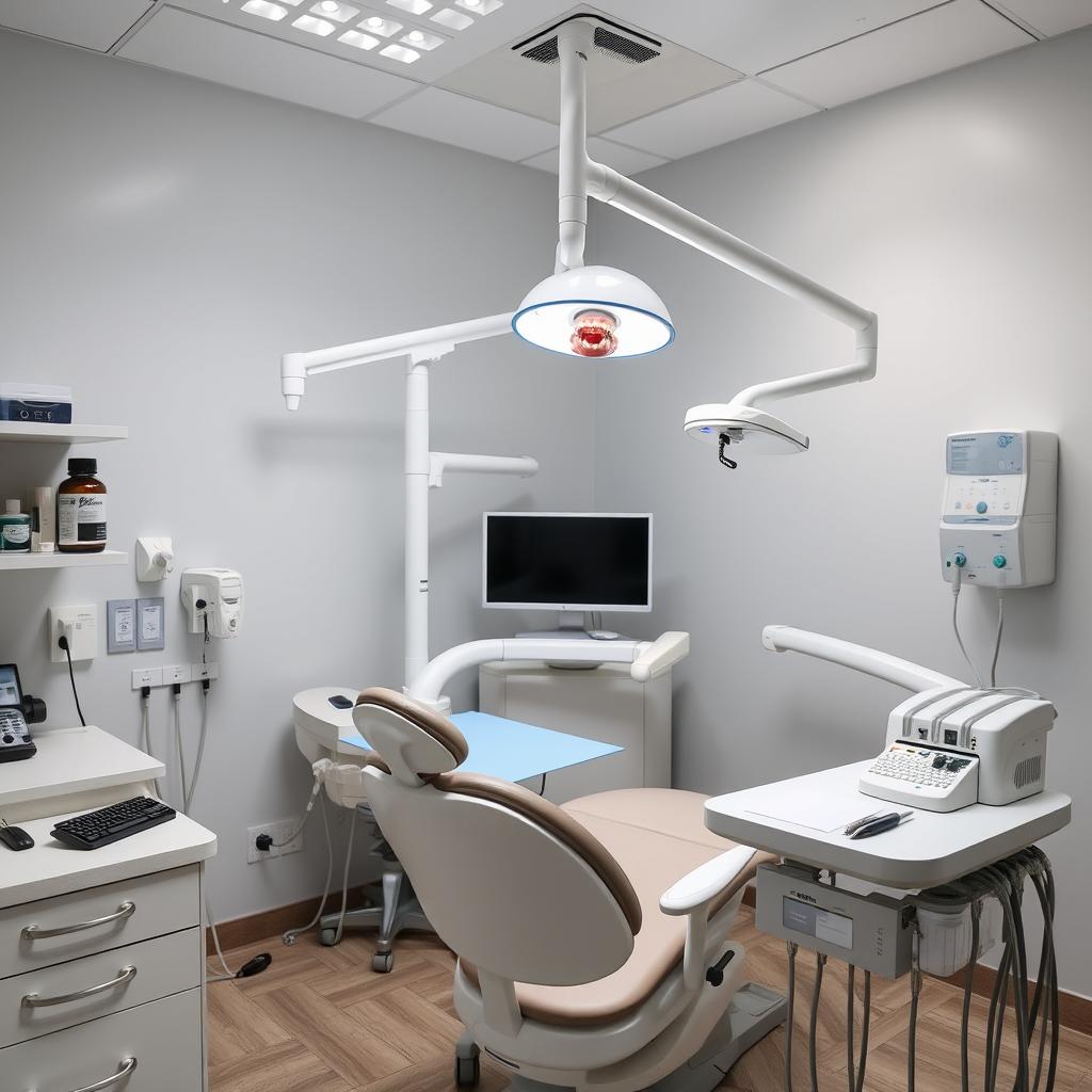 Laboratório moderno para conserto de prótese na OdontoGama