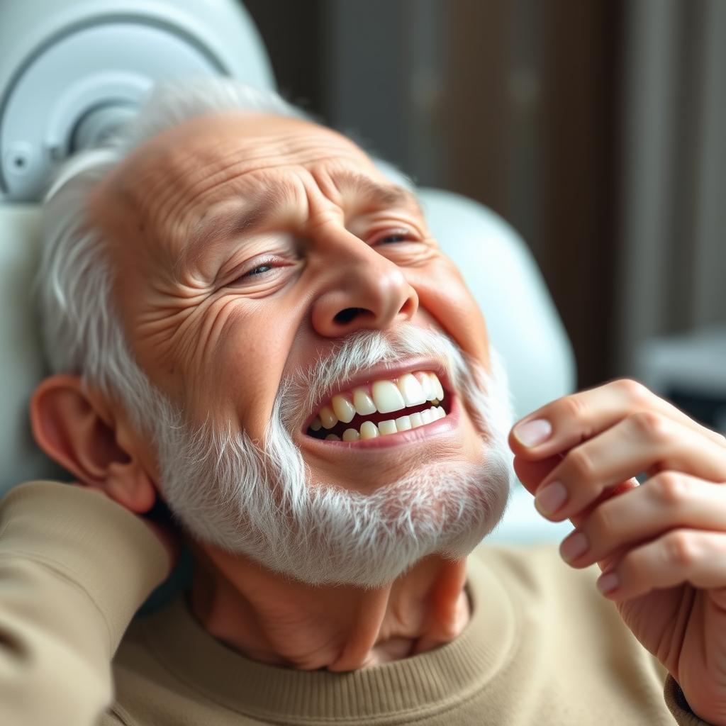 Paciente que usa prótese removível há muitos anos