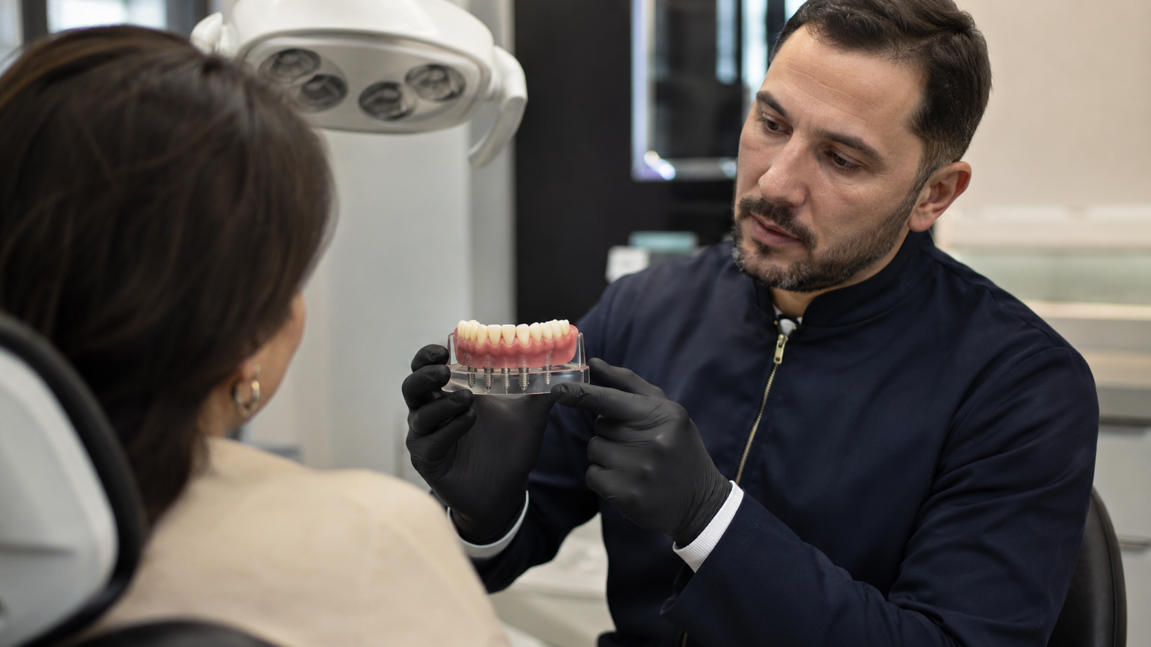 Quantos implantes são necessários para prótese protocolo?