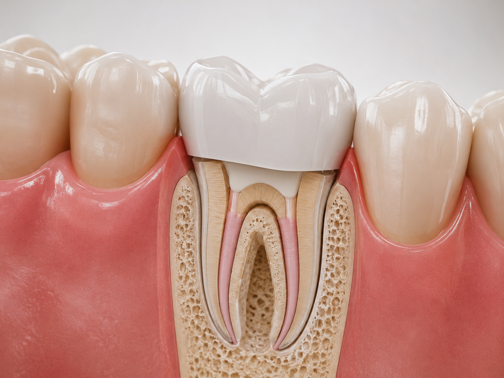 Dente com Canal Precisa de Coroa